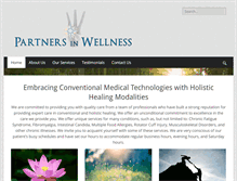 Tablet Screenshot of partnersinwellnessinc.com